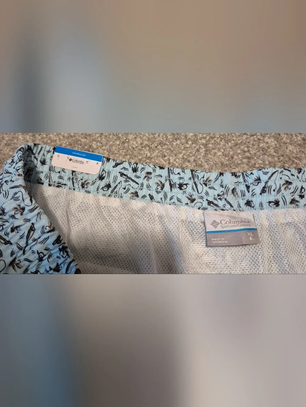 Nwt Mens Columbia Pfg Swim Trunks Size Xl